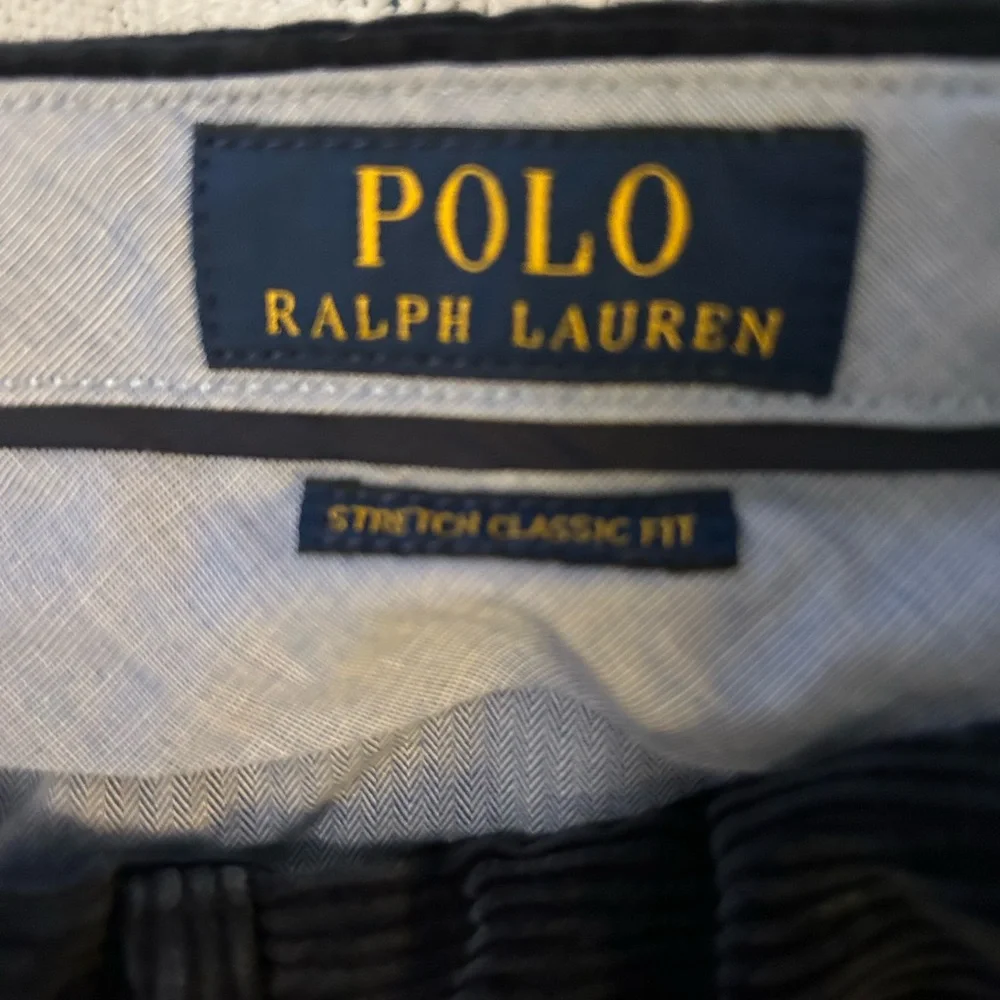 Polo Ralph Lauren Corduroy Pants 36X24 Navy Blue